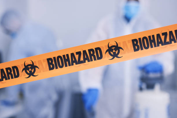 Professional Biohazard technician working in Hillsborough, CA